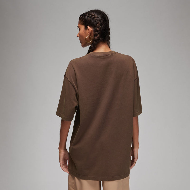 W OVERSIZED GRAPHIC SHIRT "BAROQUE BROWN"