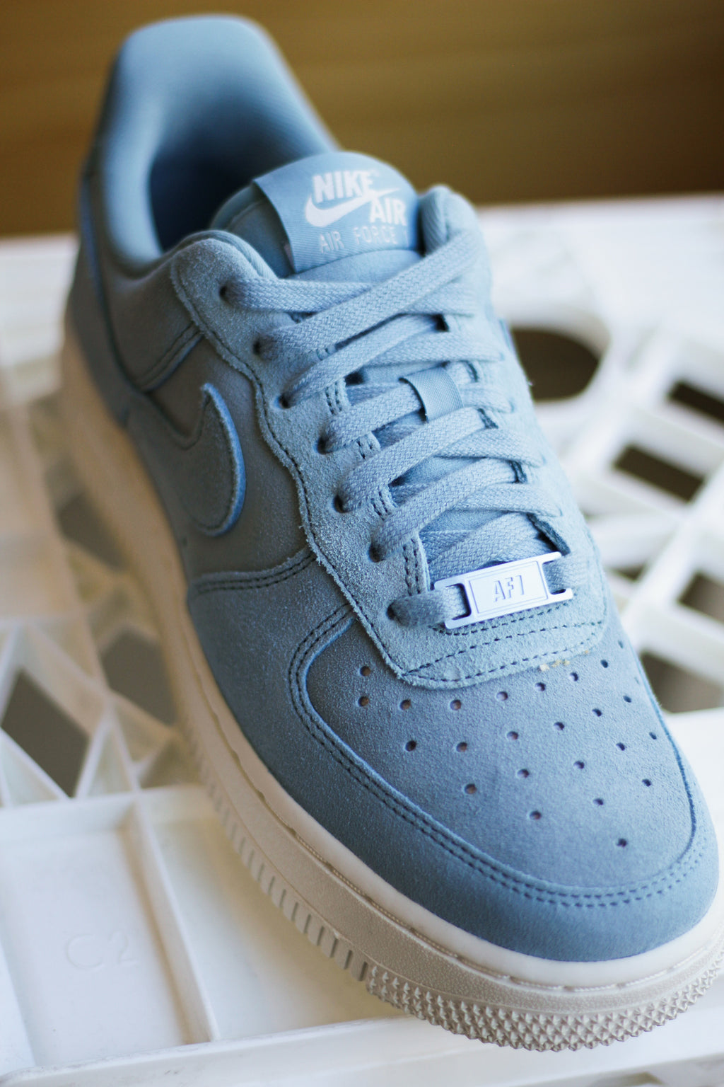 nike air force 1 blue suede