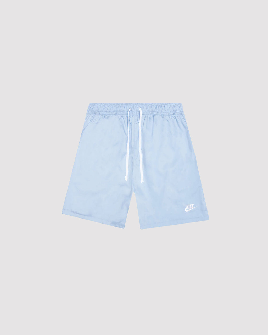 nike woven shorts light blue
