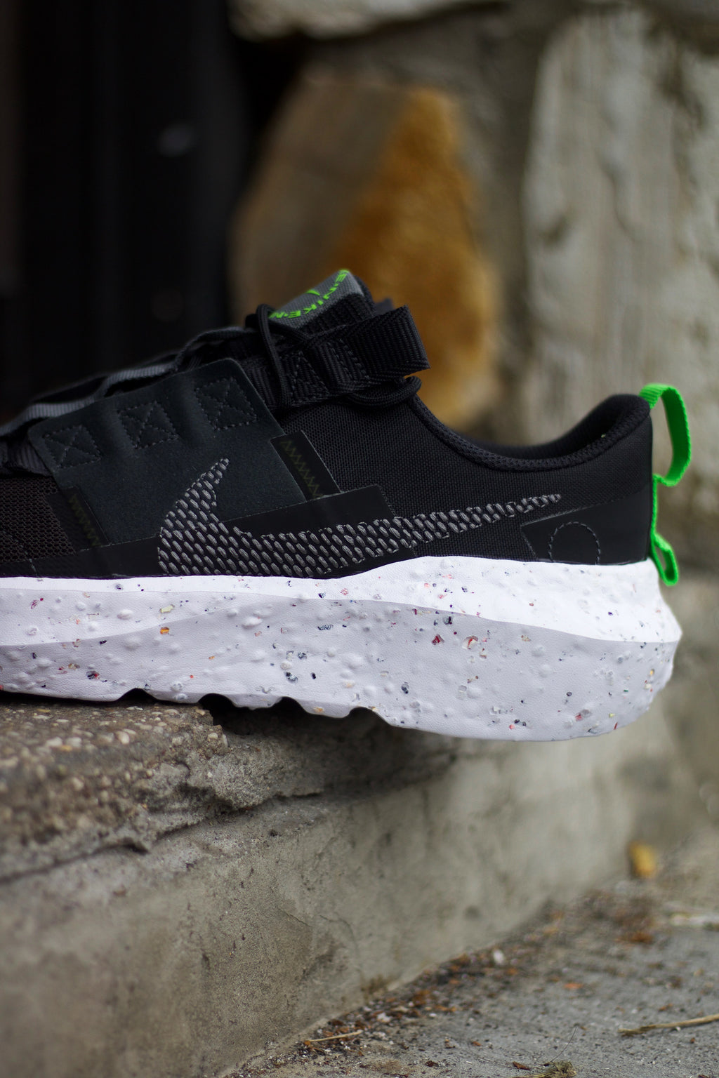 black nike crater impact