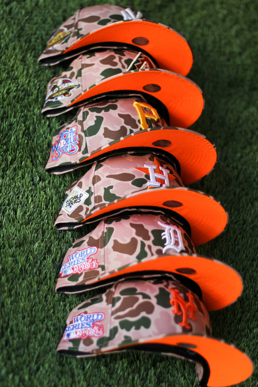 NEW YORK METS DUCK CAMO FITTED W/ ORANGE UNDER VISOR – Sneaker Room