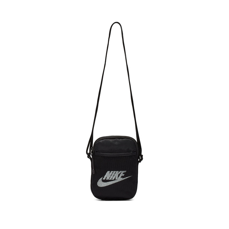 NIKE HERITAGE CROSSBODY BAG "BLACK/BLACK/WHITE"