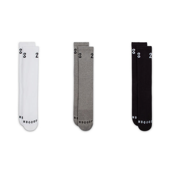 CREW SOCKS (3 PAIRS) "MULTI-COLOR"