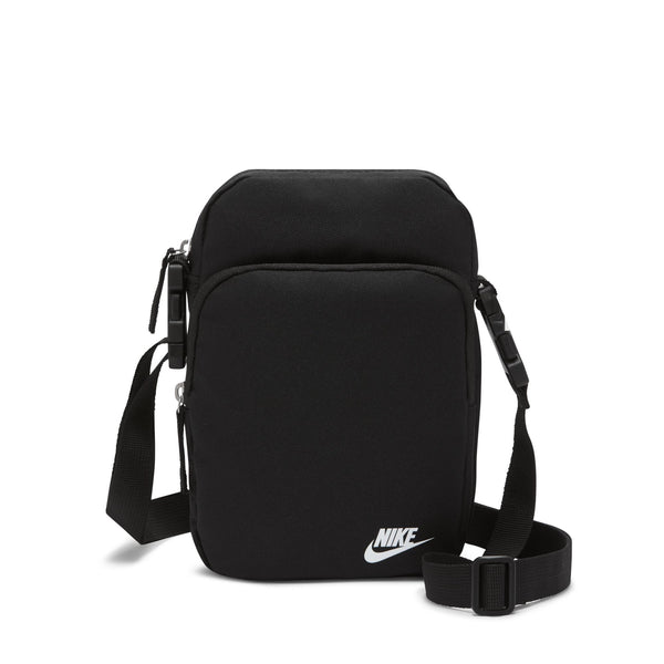 NIKE HERITAGE CROSSBODY BAG "BLACK/BLACK/WHITE"