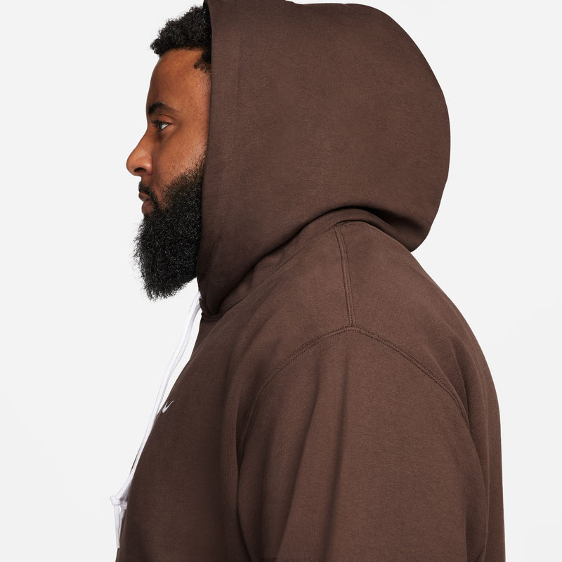 SOLO SWOOSH HOODIE "BAROQUE BROWN"