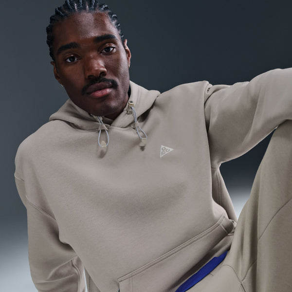 NIKE ACG TUFF FLEECE PULLOVER HOODIE "COLLEGE GREY/FOOTBALL GREY/SUMMIT WHITE"