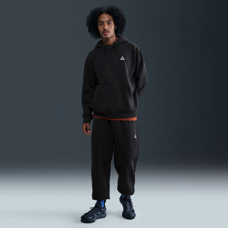 NIKE ACG TUFF FLEECE PULLOVER HOODIE "BLACK/ANTHRACITE/SUMMIT WHITE"