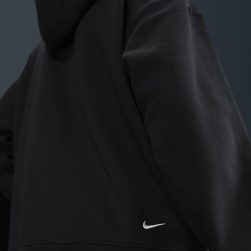 NIKE ACG TUFF FLEECE PULLOVER HOODIE "BLACK/ANTHRACITE/SUMMIT WHITE"