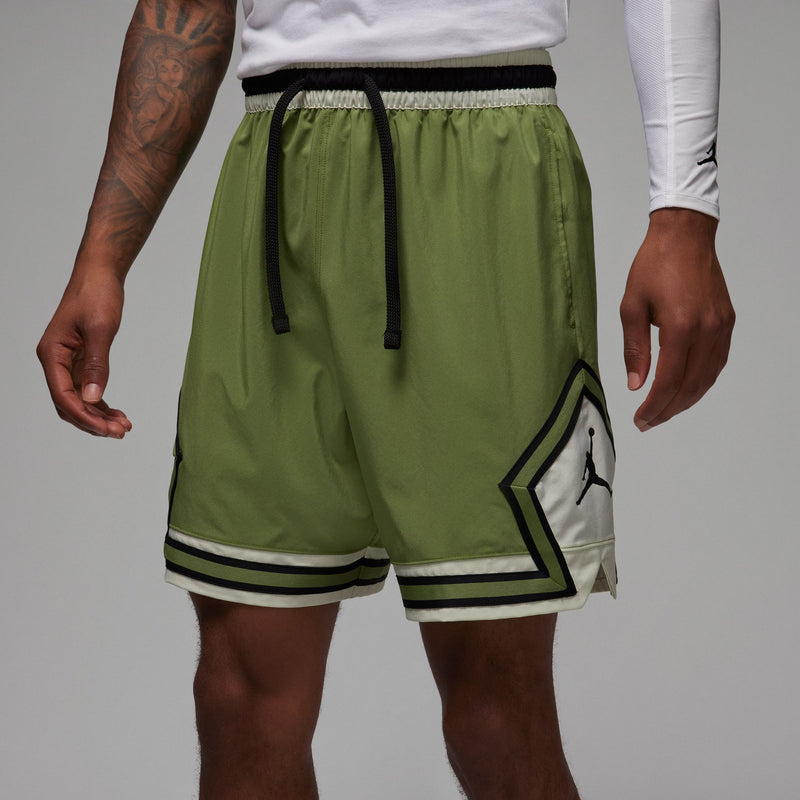 DRI-FIT WOVEN DIAMOND SHORTS "SKY J LT OLIVE"