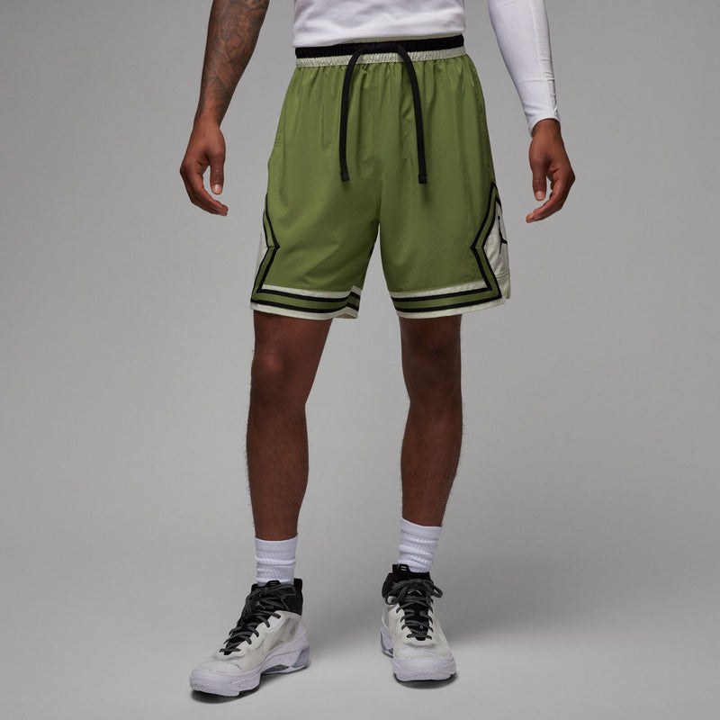 DRI-FIT WOVEN DIAMOND SHORTS "SKY J LT OLIVE"