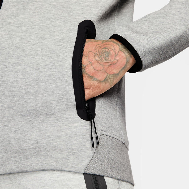 TECH FLEECE WINDRUNNER HOODIE "GREY HEATHER"