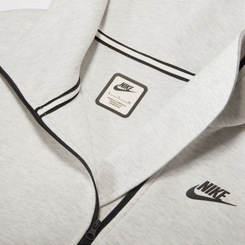 W OVERSIZED TECH FLEECE HOODIE CAPE "GREY HEATHER"