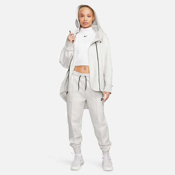 W MID RISE TECH FLEECE JOGGER "GREY HEATHER"