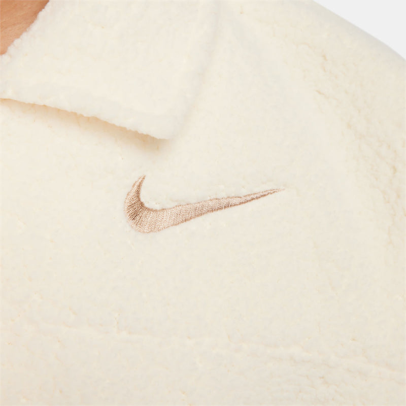 W HIGH PILE JACKET "COCONUT MILK"