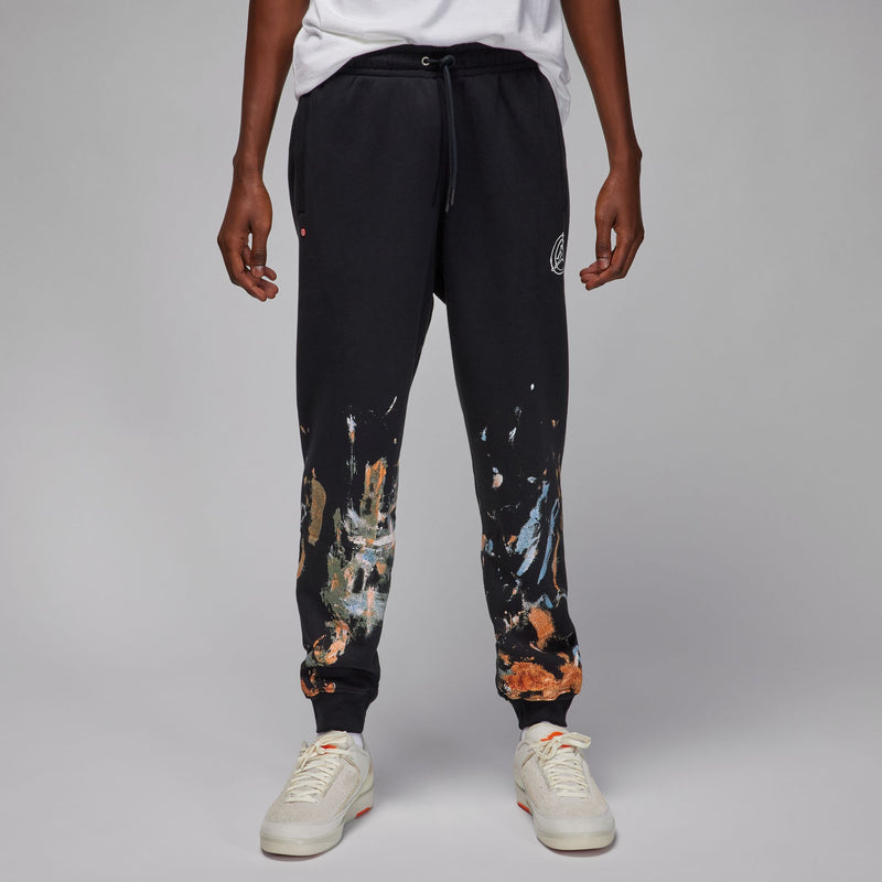 FLEECE PANTS BY JAMMIE HOLMES "BLACK"