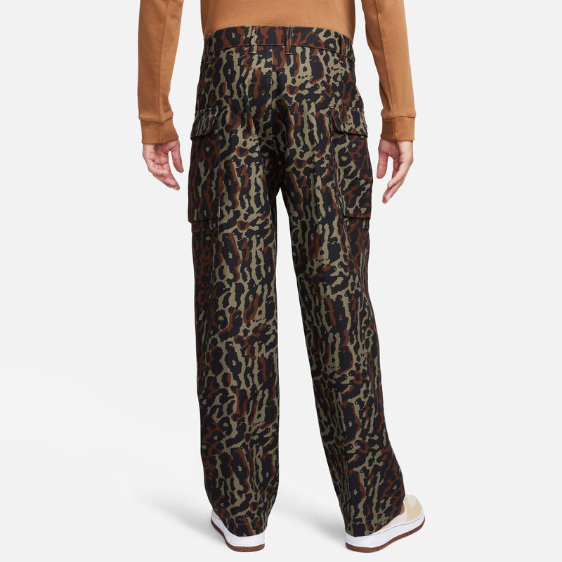 ALLOVER PRINT CARGO PANTS "MEDIUM OLIVE"