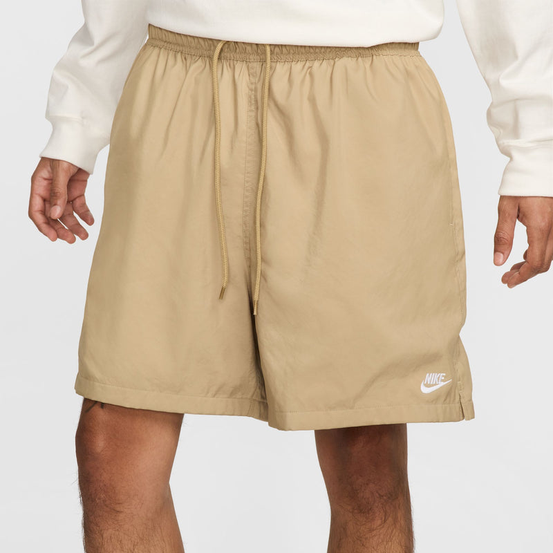 ★★Nike★★ Club Woven Flow Shorts M Light Khaki White FN33 NIKE CLUB WOVEN FLOW SHORTS 