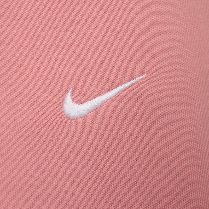 SOLO SWOOSH OPEN HEM FLEECE PANTS "RED STARDUST"