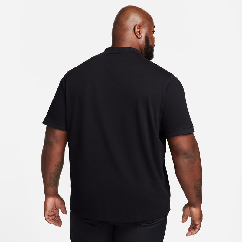 NIKE CLUB SHORT SLEEVE POLO "BLACK/WHITE"