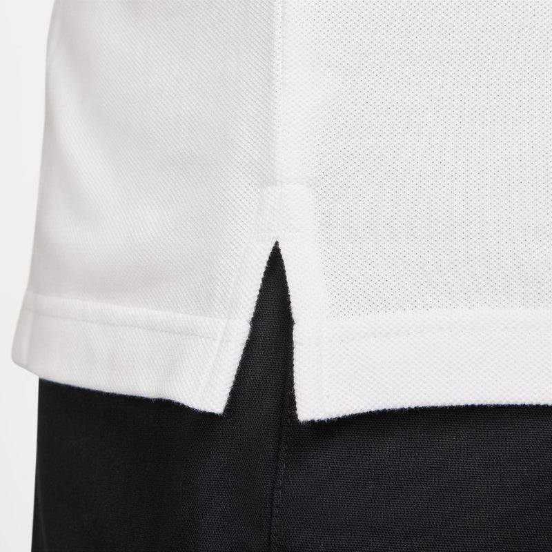 NIKE CLUB SHORT SLEEVE POLO "WHITE/BLACK"