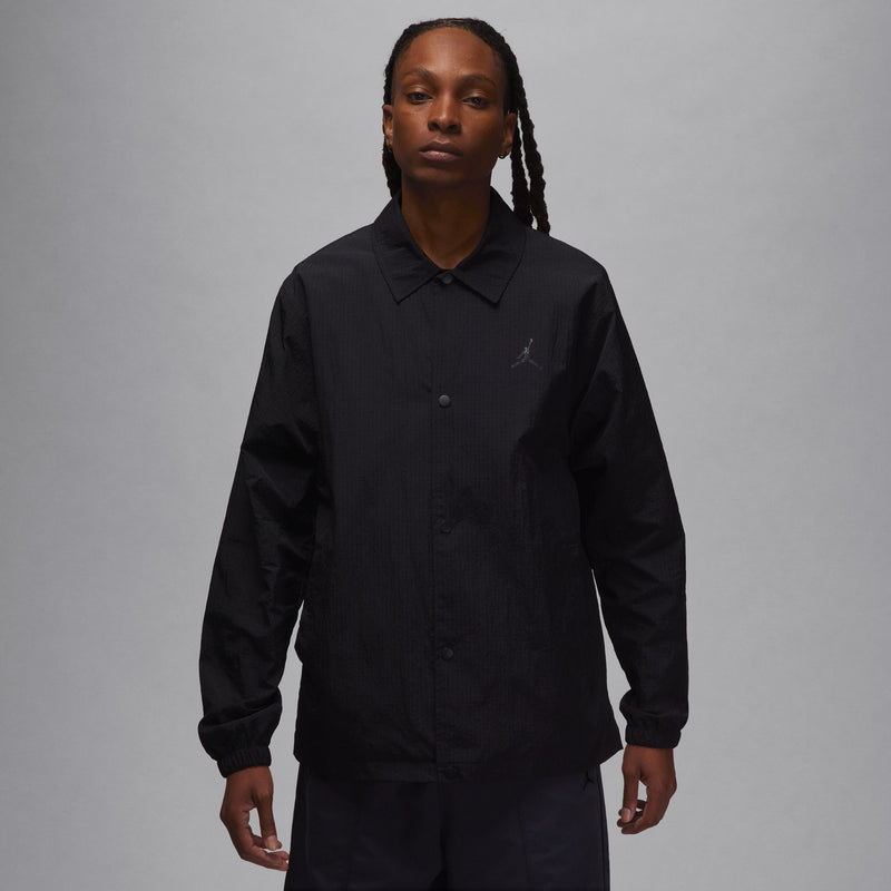 ESSENTIALS COACHES JACKET "BLACK"