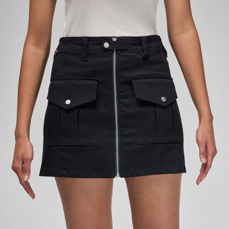 W UTILITY SKIRT "BLACK"