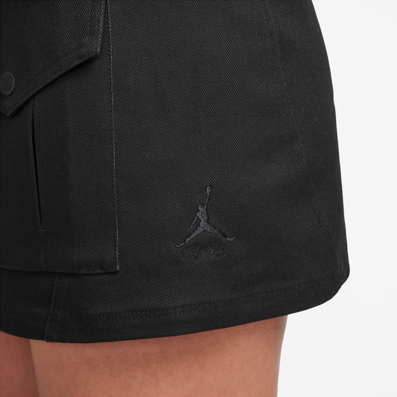 W UTILITY SKIRT "BLACK"