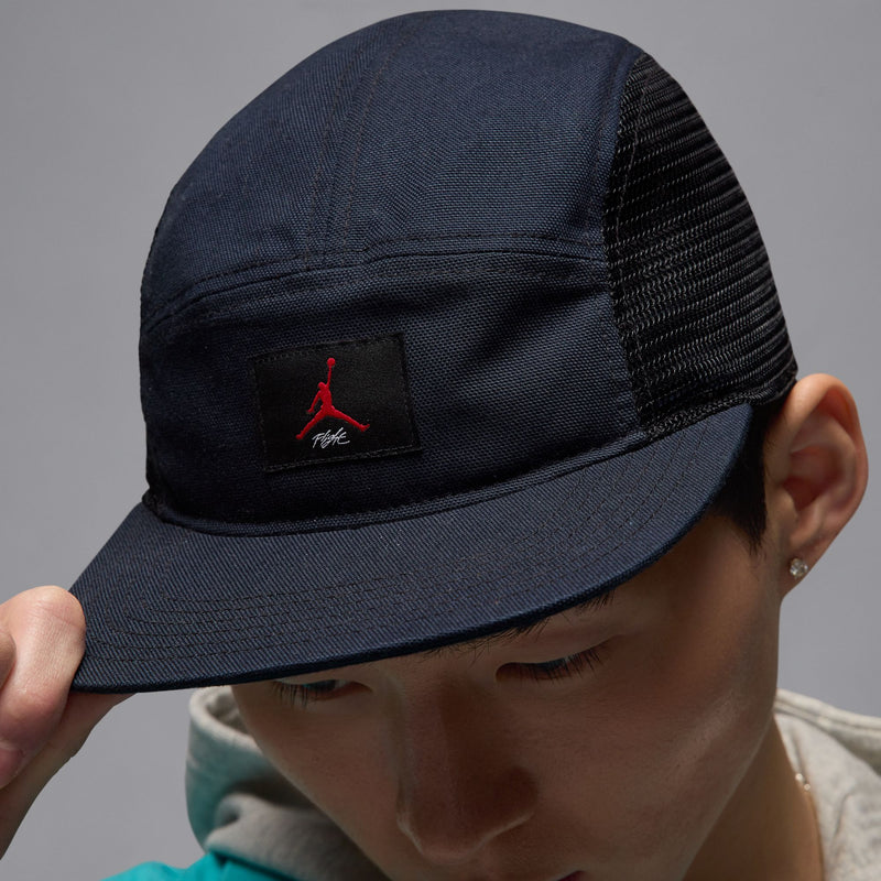 JORDAN FLY JUMPMAN CAP "BLACK/GYM RED"