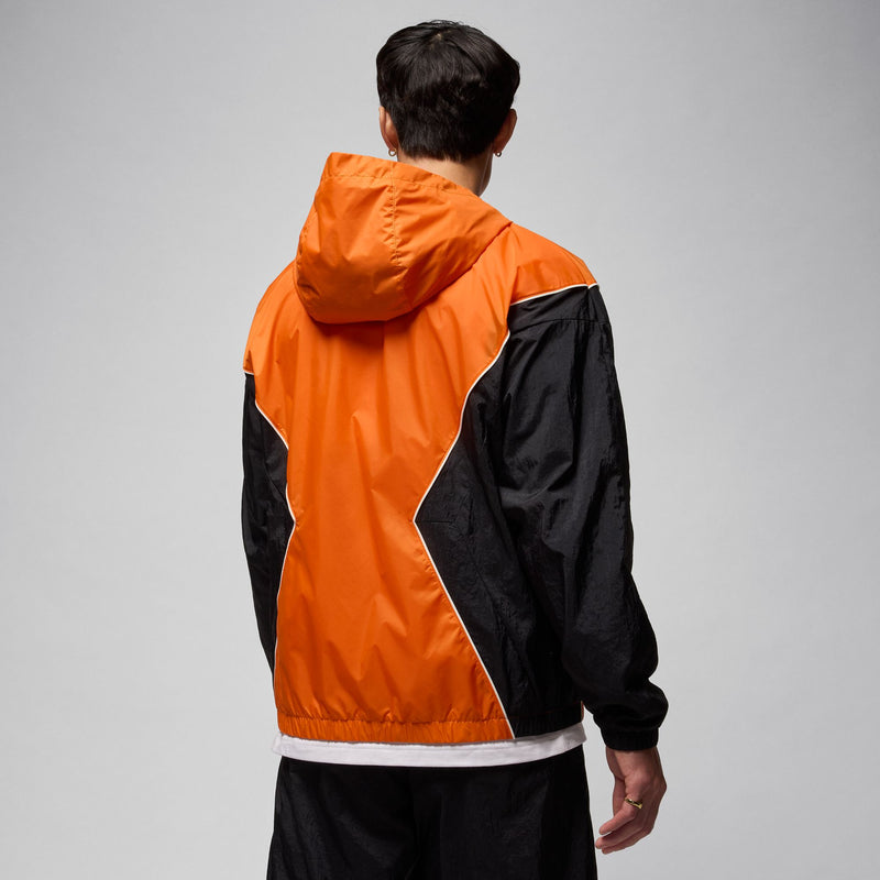 JORDAN BROOKLYN HOODED DRAFT JACKET "STARFISH/BLACK/SAIL/SAIL"