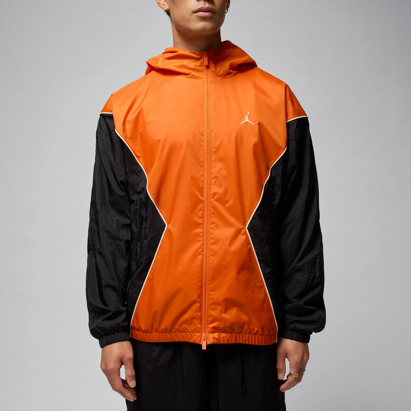 JORDAN BROOKLYN HOODED DRAFT JACKET "STARFISH/BLACK/SAIL/SAIL"