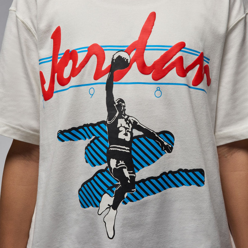 W JORDAN MVP GRAPHIC SHIRT "SAIL"