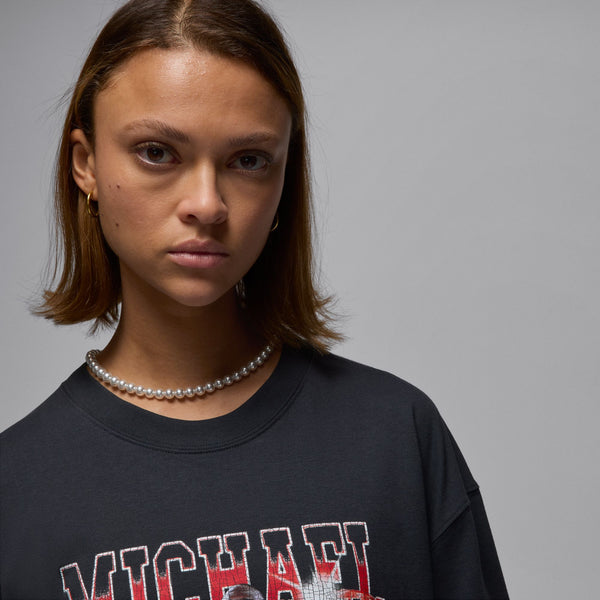 W JORDAN OVERSIZED SHORT SLEEVE GRAPHIC SHIRT "OFF NOIR"