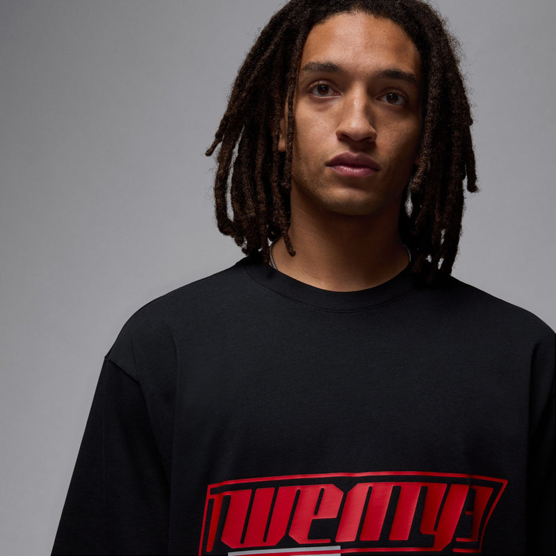 JORDAN FLIGHT ESSENTIALS OVERSIZED T-SHIRT "BLACK/WHITE/WHITE"