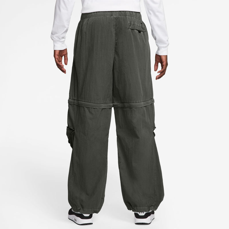 NIKE TECH WOVEN ZIP-OFF PANTS "SEQUOIA/BLACK"