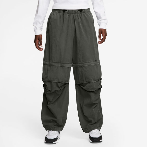 NIKE TECH WOVEN ZIP-OFF PANTS "SEQUOIA/BLACK"