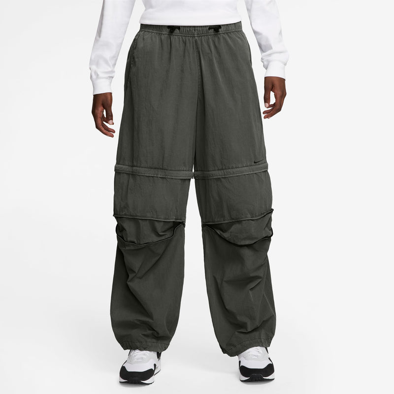 NIKE TECH WOVEN ZIP-OFF PANTS "SEQUOIA/BLACK"