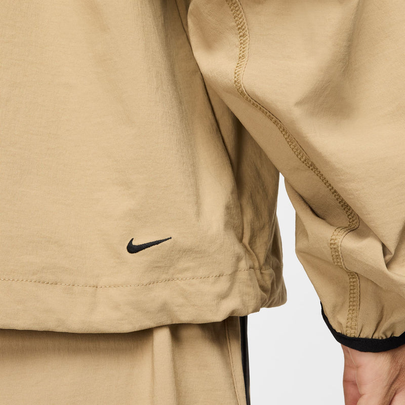 NIKE TECH WOVEN JACKET "PARACHUTE BEIGE/PARACHUTE BEIGE/BLACK"