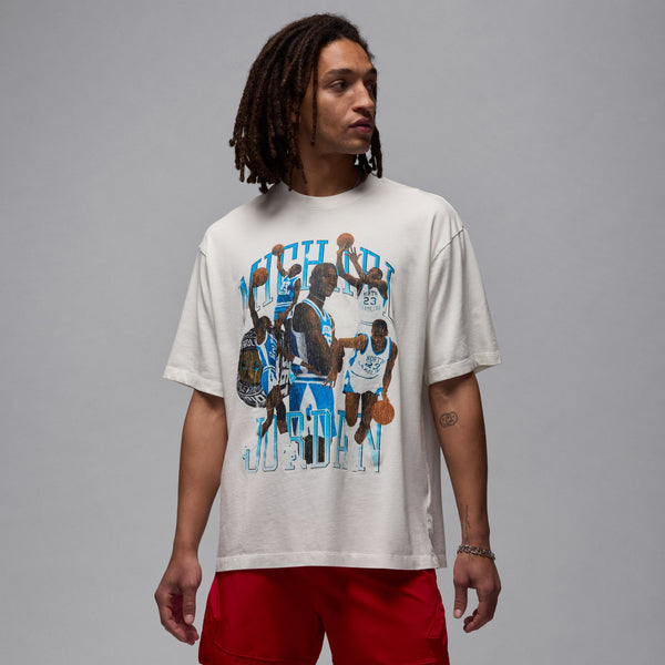 JORDAN FLIGHT ESSENTIALS GRAPHIC SHIRT "SAIL/BLACK"