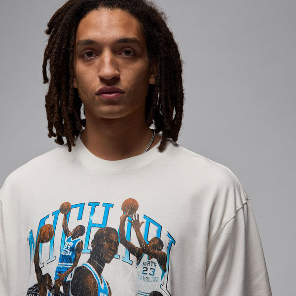 JORDAN FLIGHT ESSENTIALS GRAPHIC SHIRT "SAIL/BLACK"