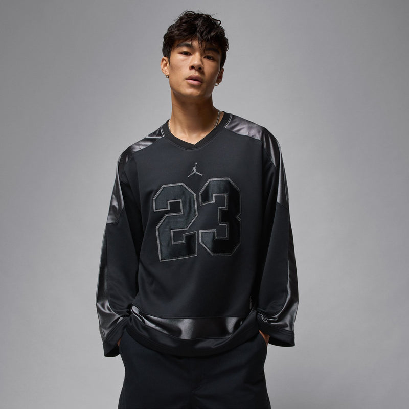 JORDAN BROOKLYN HOCKEY JERSEY "BLACK/IRON GREY/IRON GREY"
