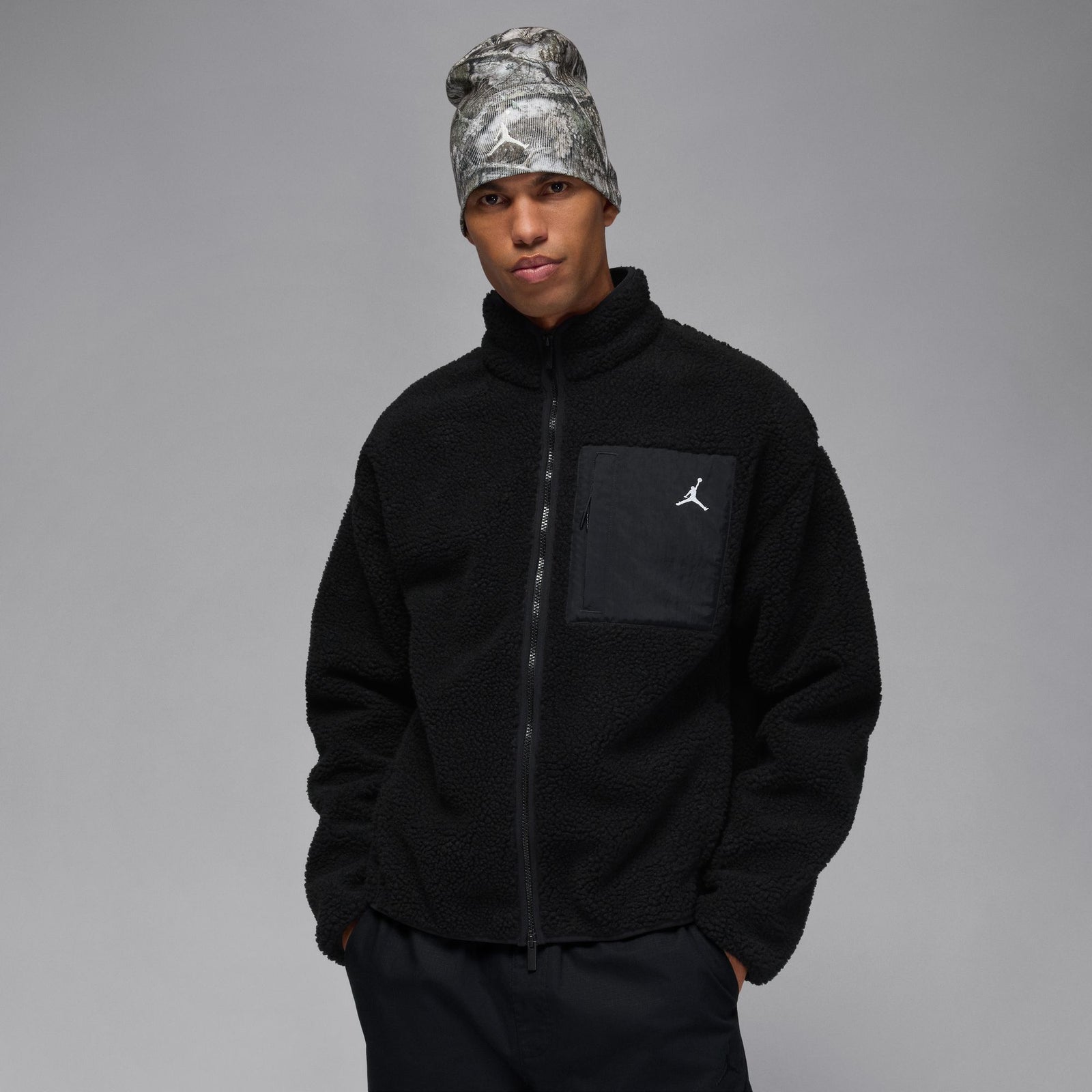 JORDAN FLIGHT MOUNTAINSIDE FAUX FUR JACKET 