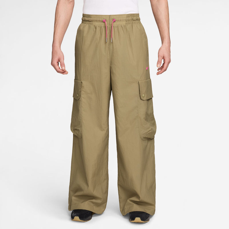 NIKE TRANSPARENT CARGO PANTS "PARACHUTE BEIGE/HYPER PINK/HYPER PINK"
