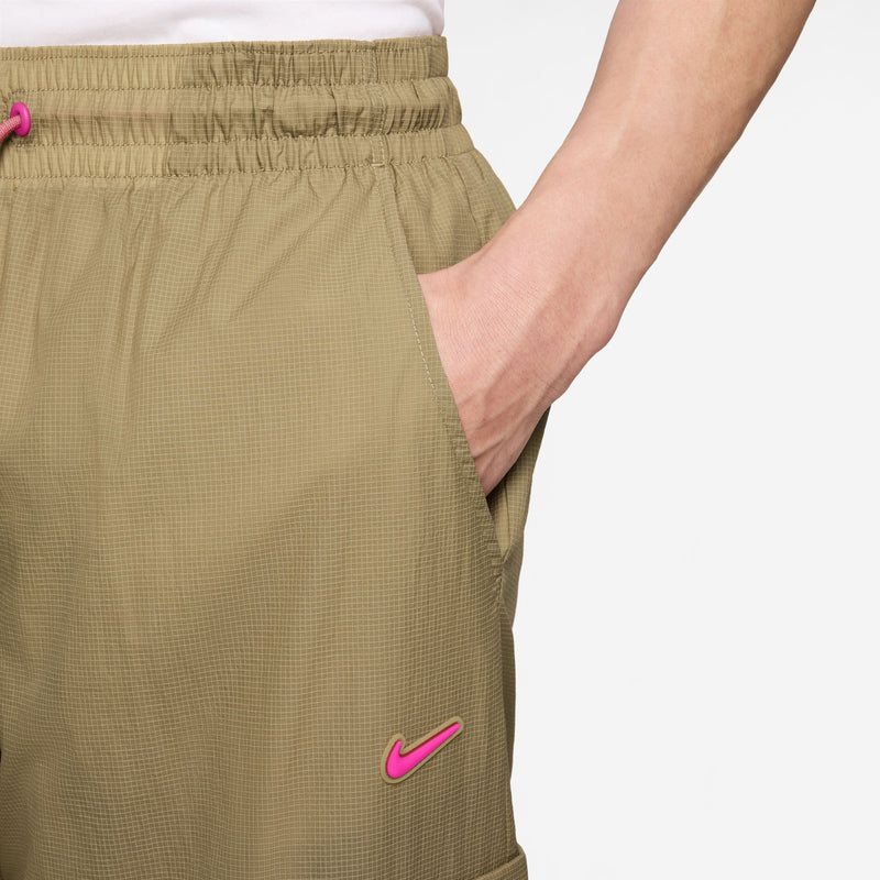 NIKE TRANSPARENT CARGO PANTS "PARACHUTE BEIGE/HYPER PINK/HYPER PINK"