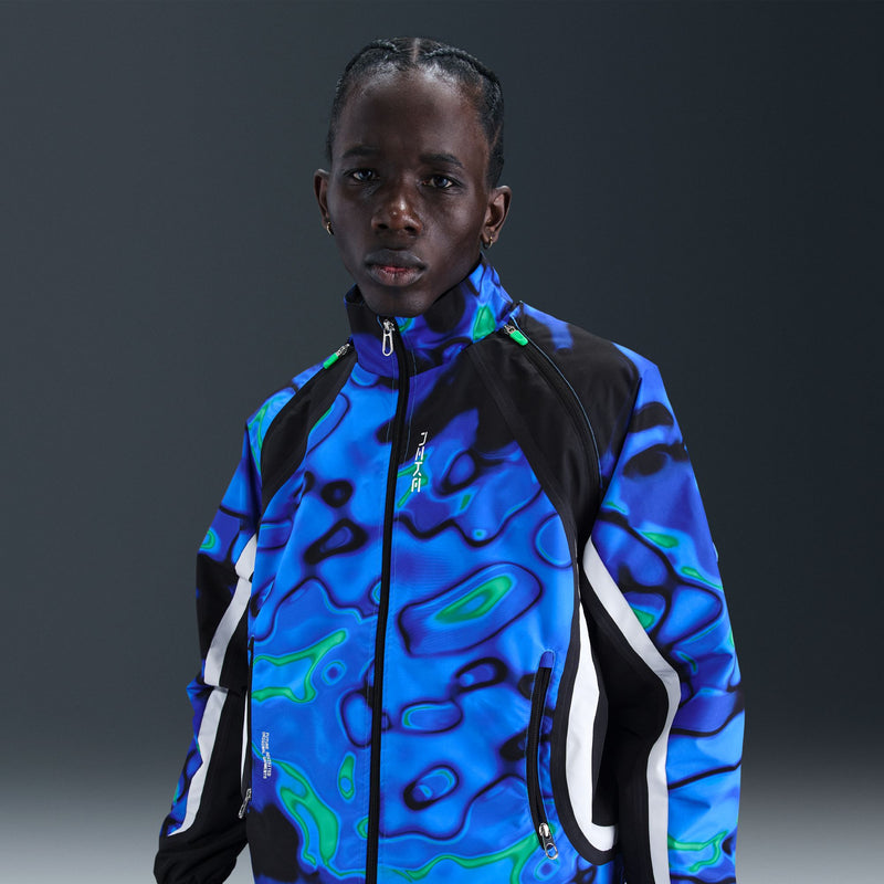 NIKE PROJECT F.R.O.G. STORM FIT TRACK JACKET "HYPER ROYAL/WHITE/GREEN SHOCK"