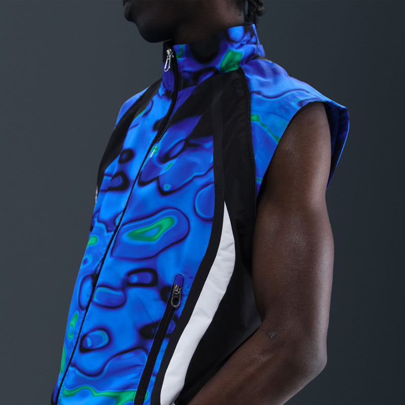 NIKE PROJECT F.R.O.G. STORM FIT TRACK JACKET "HYPER ROYAL/WHITE/GREEN SHOCK"