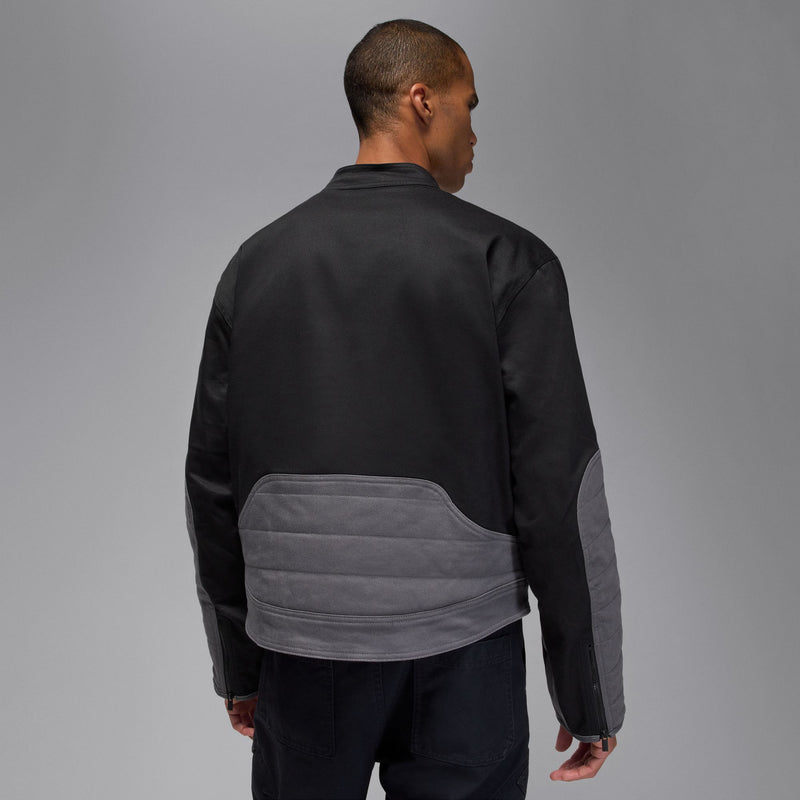 JORDAN BROOKLYN MOTORSPORT JACKET "BLACK/IRON GREY/IRON GREY"