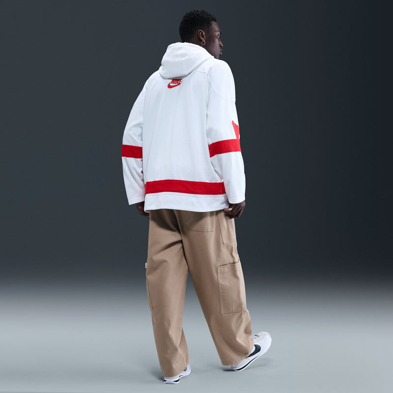 NIKE SPORTSWEAR CLUB HOCKEY JERSEY "WHITE/UNIVERSITY RED/UNIVERSITY RED"