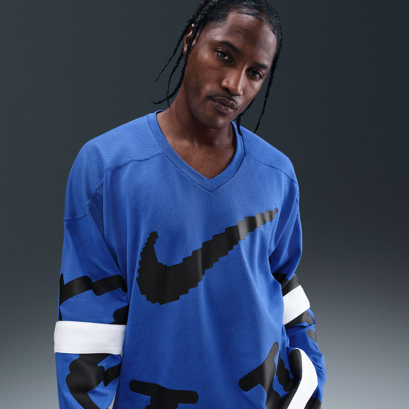 NIKE SPORTSWEAR CLUB HOCKEY JERSEY "GAME ROYAL/WHITE/BLACK"