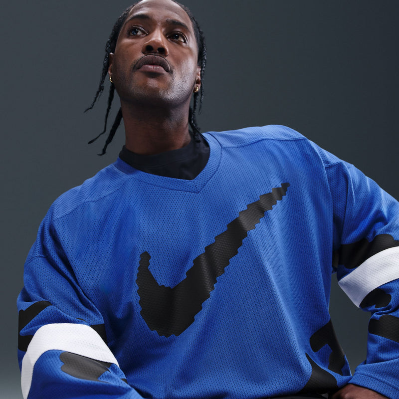 NIKE SPORTSWEAR CLUB HOCKEY JERSEY "GAME ROYAL/WHITE/BLACK"
