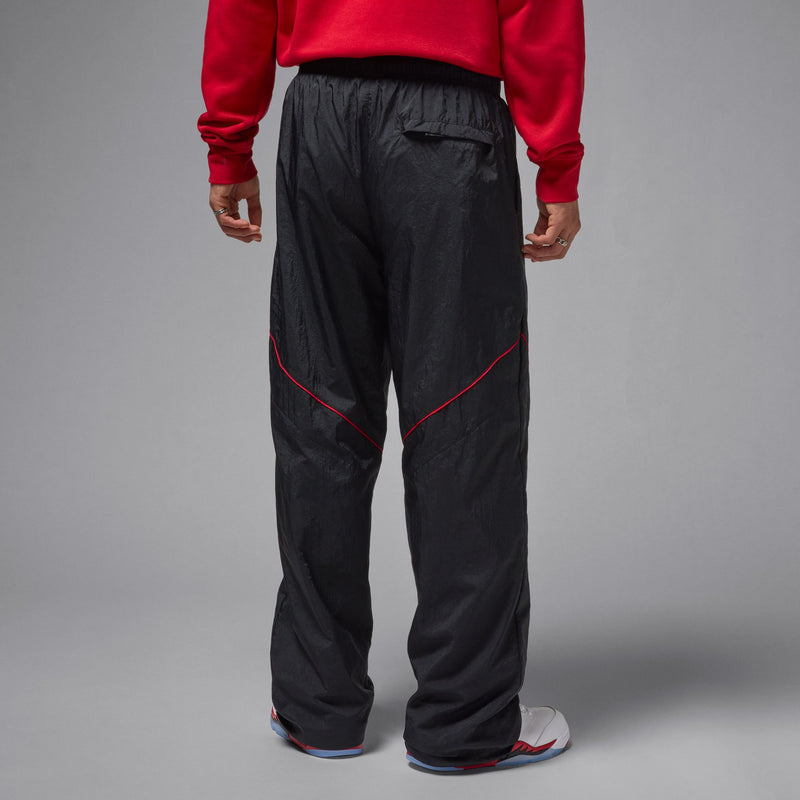 JORDAN BROOKLYN DRAFT PANTS "BLACK/GYM RED/GYM RED"
